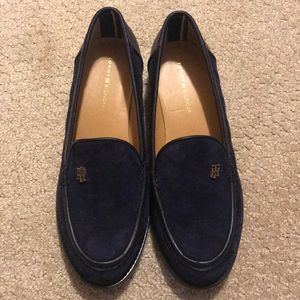 NWOT Tommy Hilfiger suede loafers